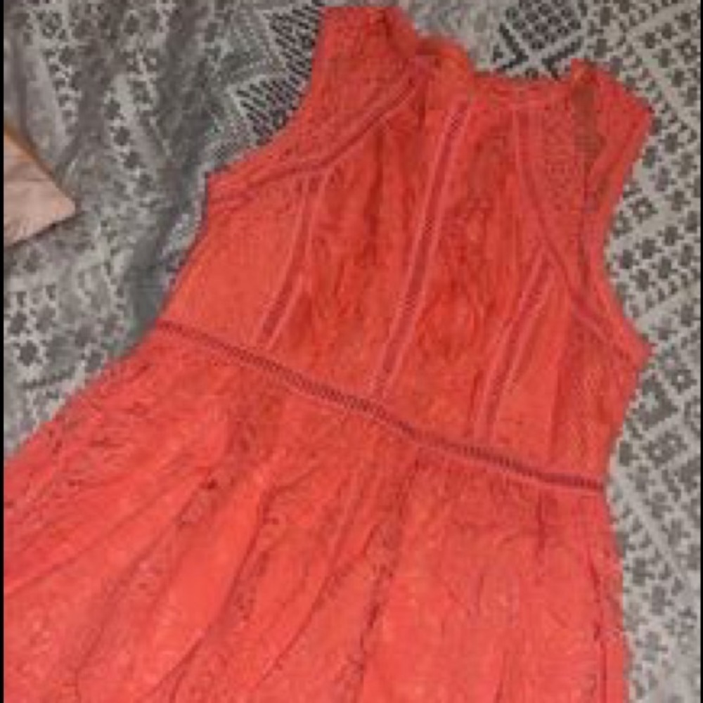 Coral dress
